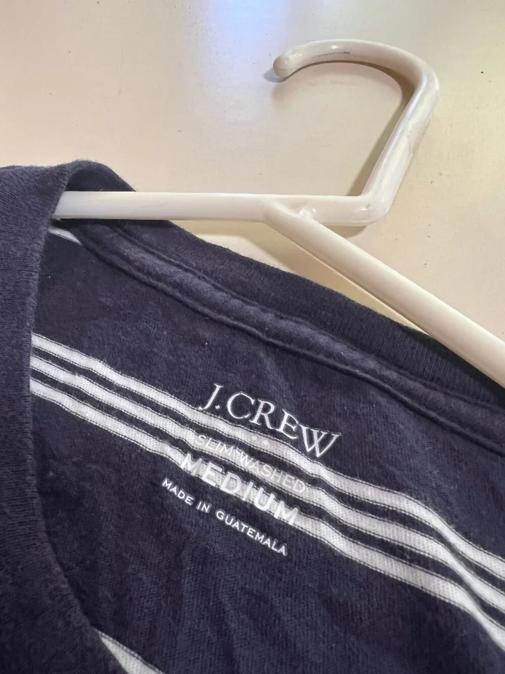 J Crew Striped T Shirt - Men's MED